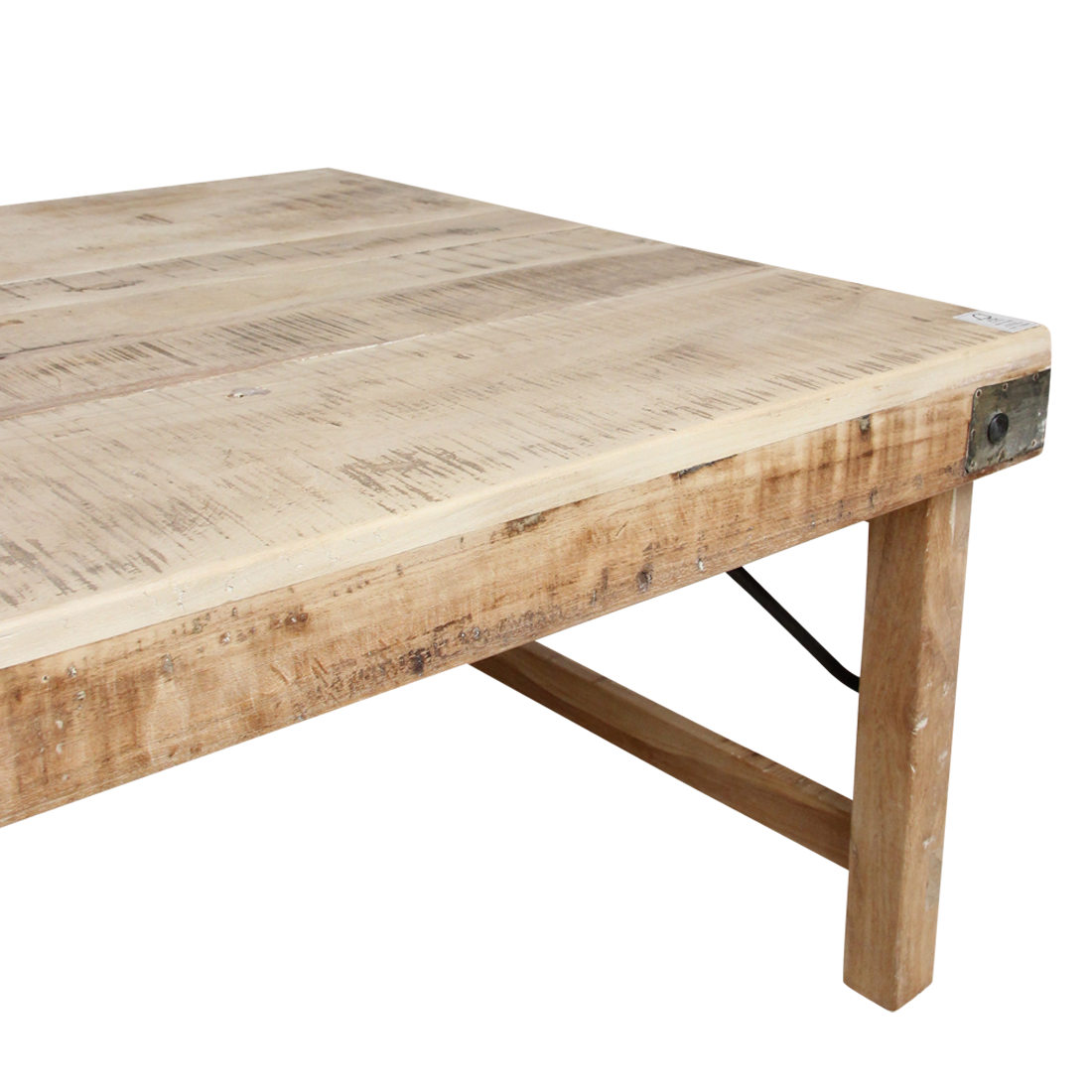 Table basse rabattable Limewash Raw Materials
