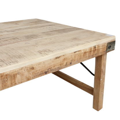 Table basse rabattable Limewash Raw Materials