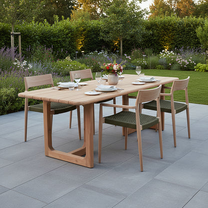 Table de jardin en teck Primavera 240 cm Raw Materials