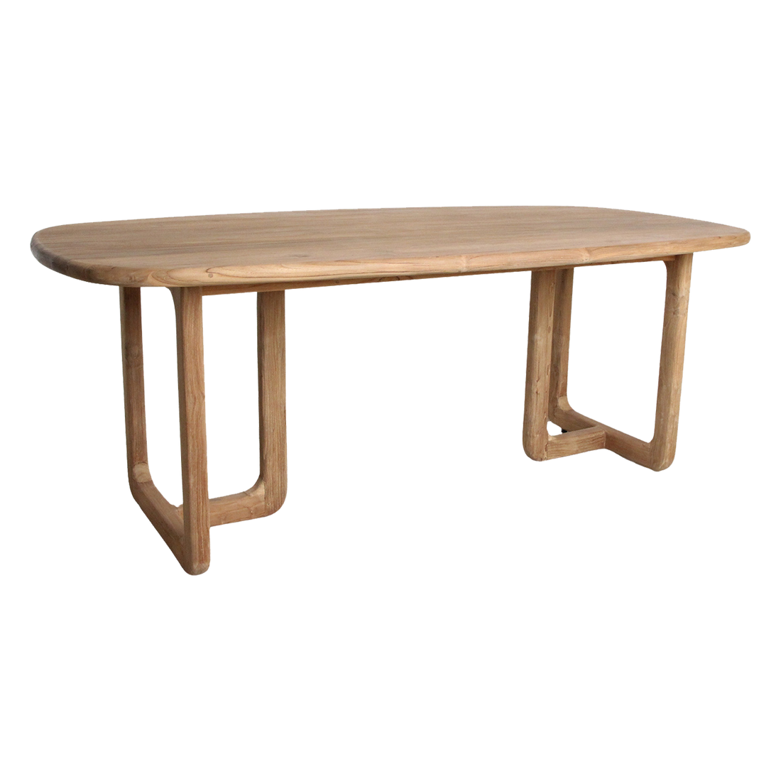 Table de salle à manger Invierno en teck 200 cm Raw Materials