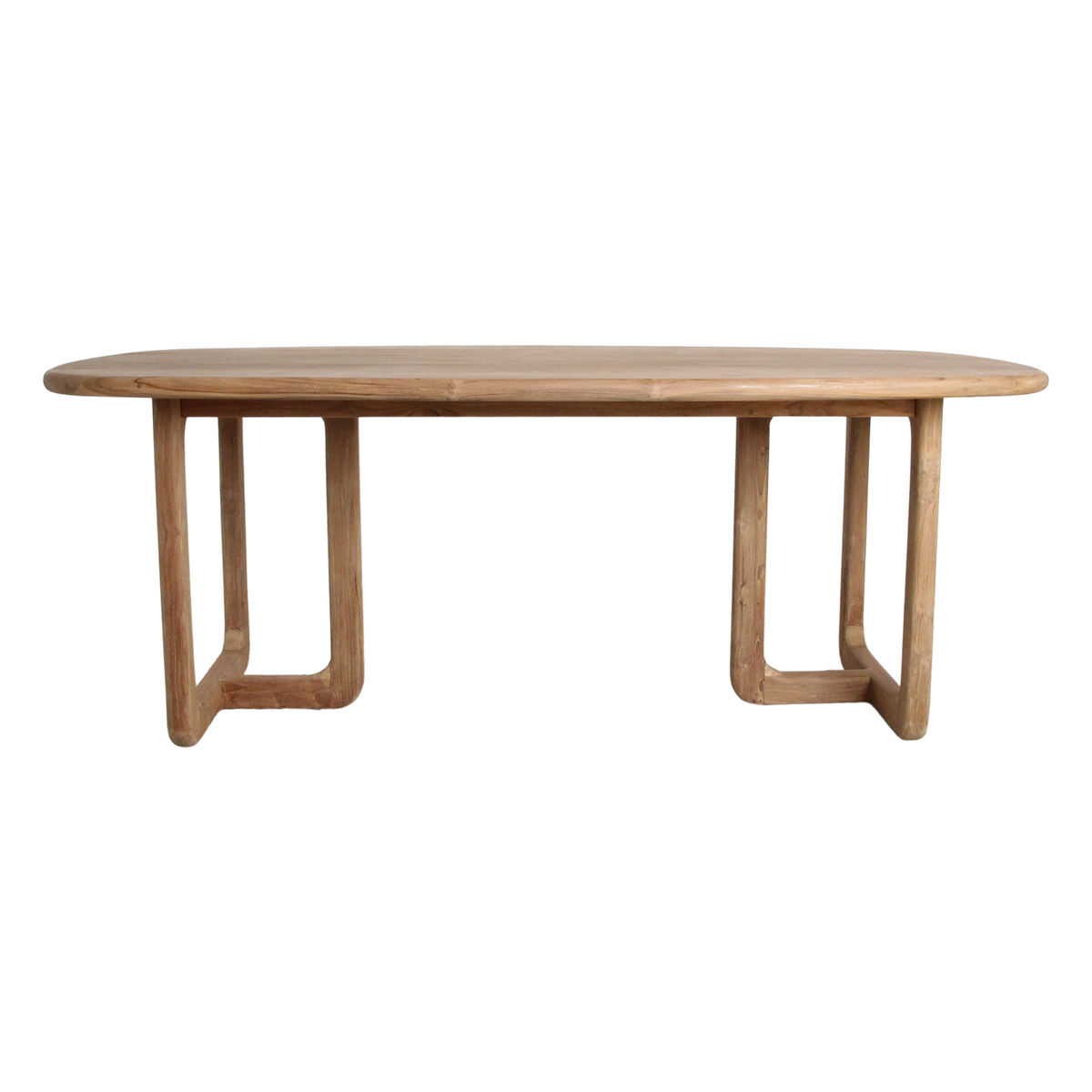 Table de salle à manger Invierno en teck 200 cm Raw Materials