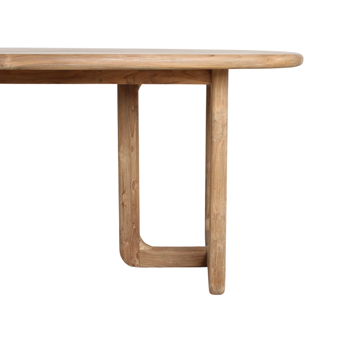 Table de salle à manger Invierno en teck 240 cm Raw Materials