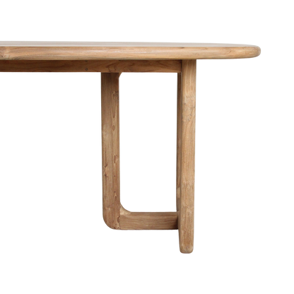 Table de salle à manger Invierno en teck 240 cm Raw Materials