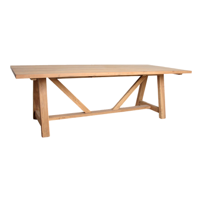 Table de jardin Soleado 240 cm en bois de teck FSC recyclé Raw Materials