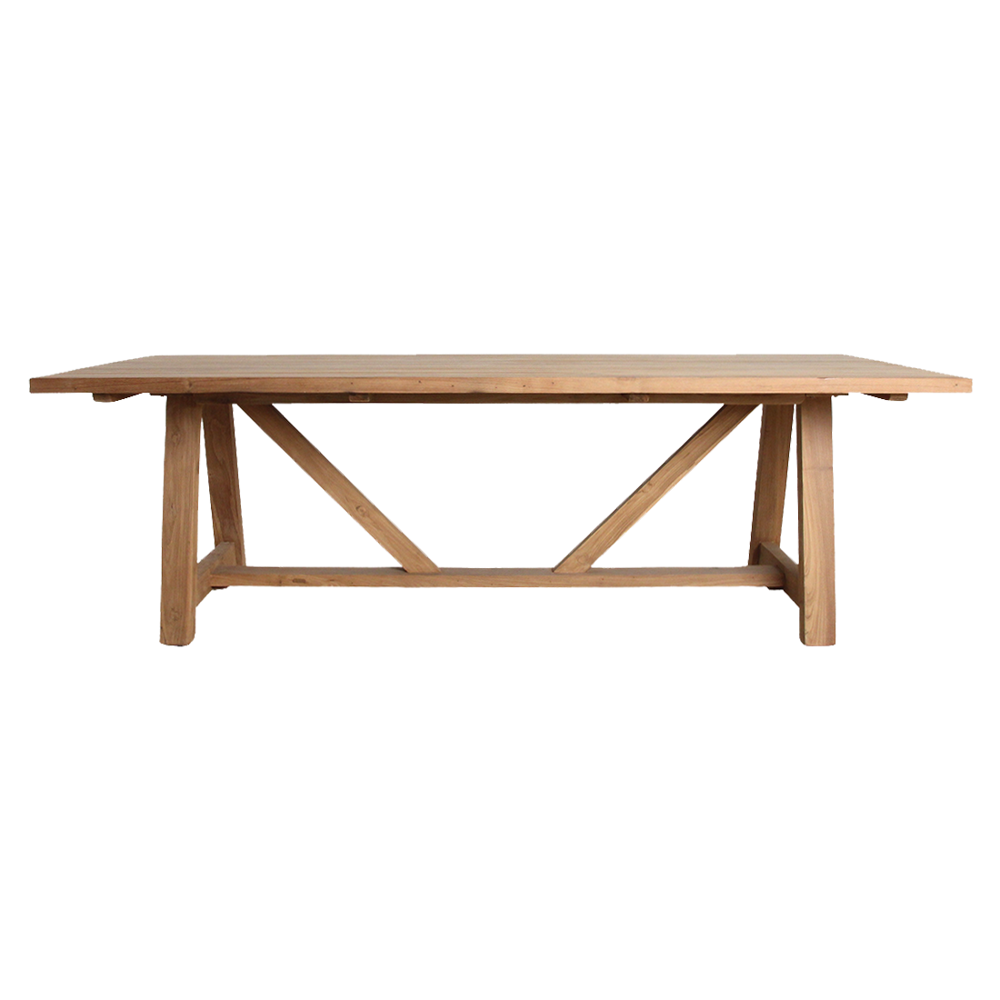 Table de jardin Soleado 240 cm en bois de teck FSC recyclé Raw Materials