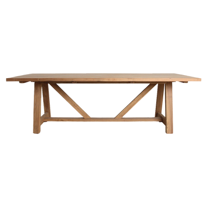 Table de jardin Soleado 240 cm en bois de teck FSC recyclé Raw Materials