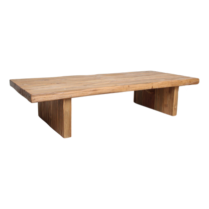 Table basse rectangulaire en teck FSC – matières premières recyclées