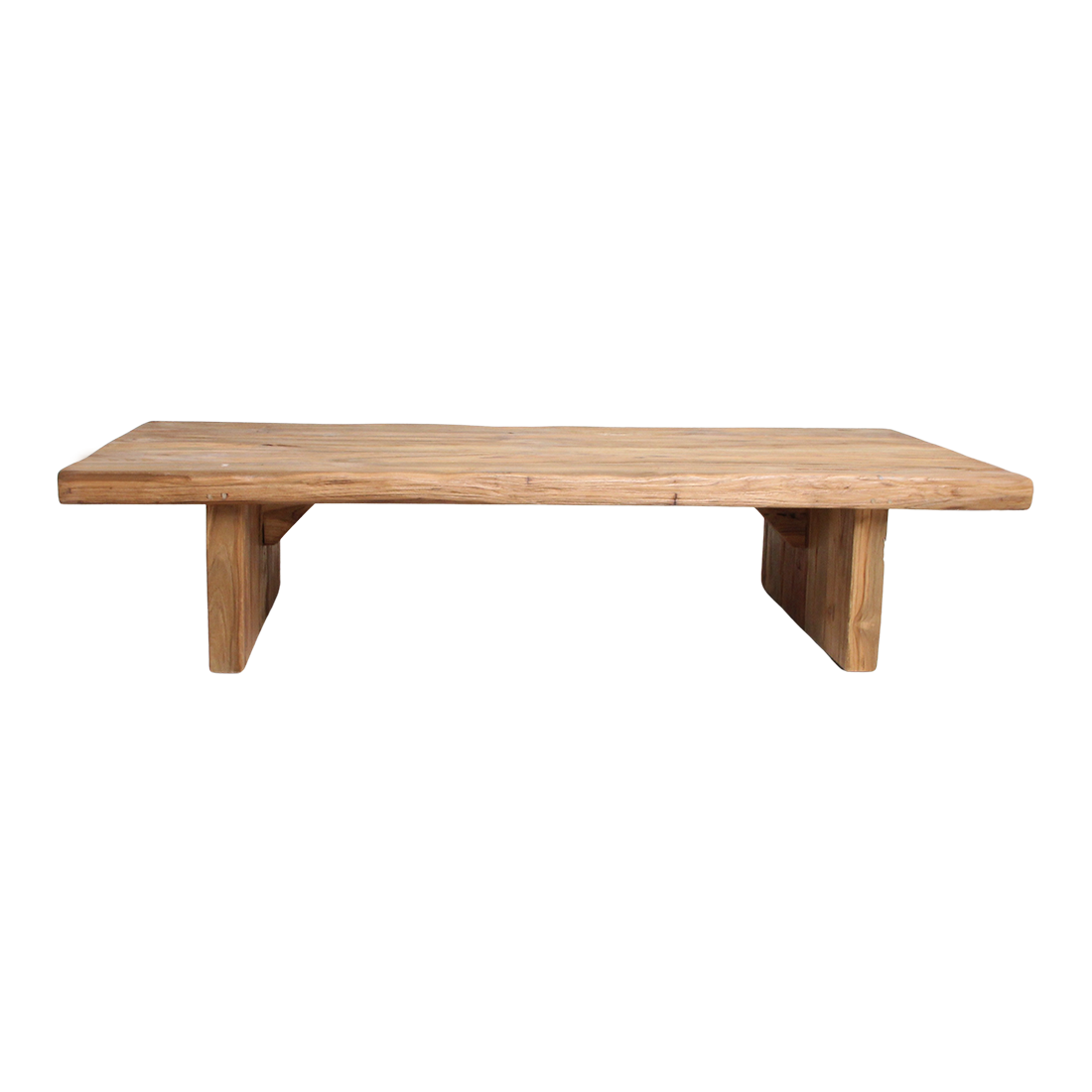 Table basse rectangulaire en teck FSC – matières premières recyclées
