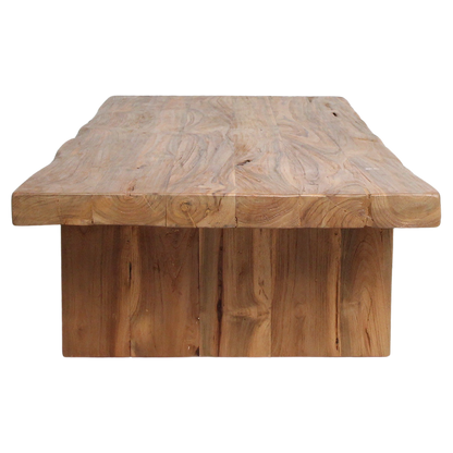 Table basse rectangulaire en teck FSC – matières premières recyclées