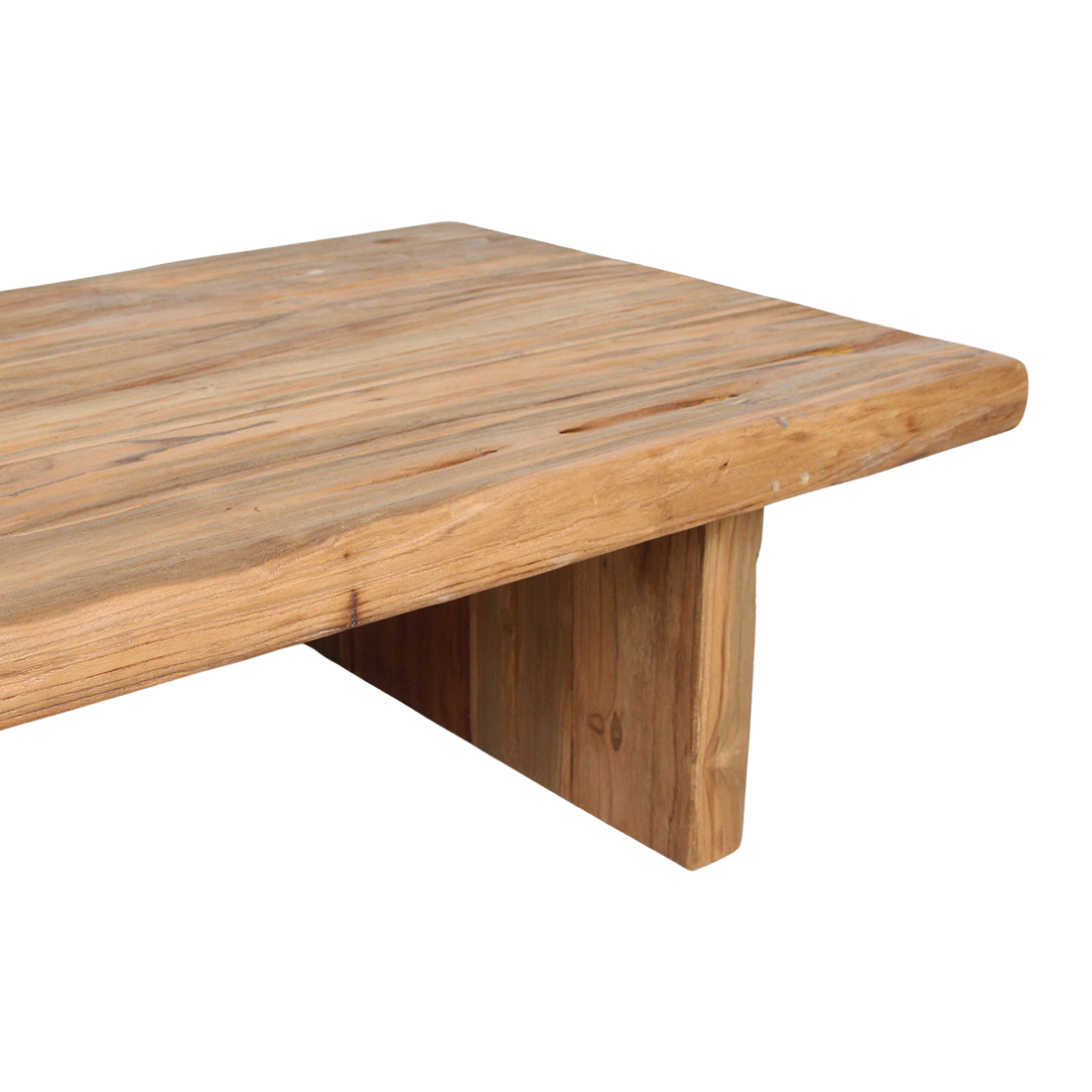Table basse rectangulaire en teck FSC – matières premières recyclées