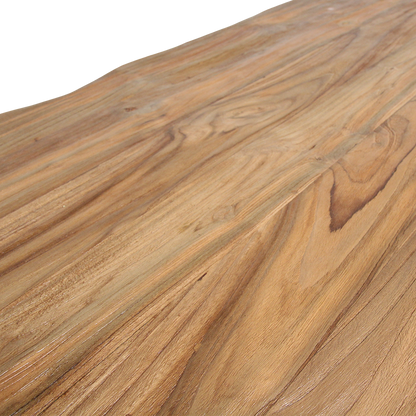 Table basse rectangulaire en teck FSC – matières premières recyclées