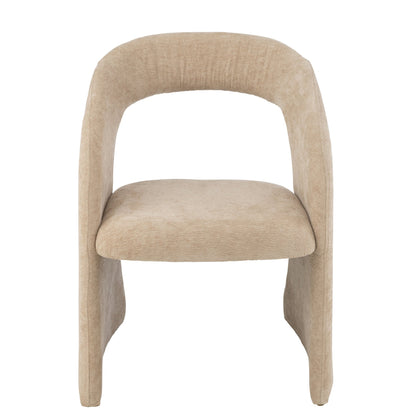 Chaise Anise en tissu beige J-Line