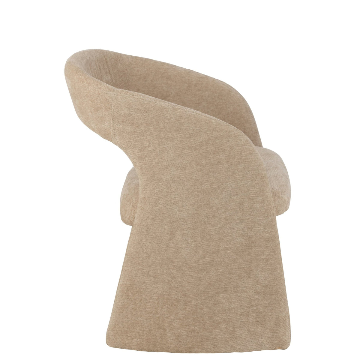 Chaise Anise en tissu beige J-Line