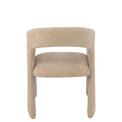 Chaise Anise en tissu beige J-Line