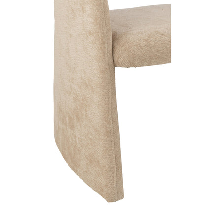 Chaise Anise en tissu beige J-Line