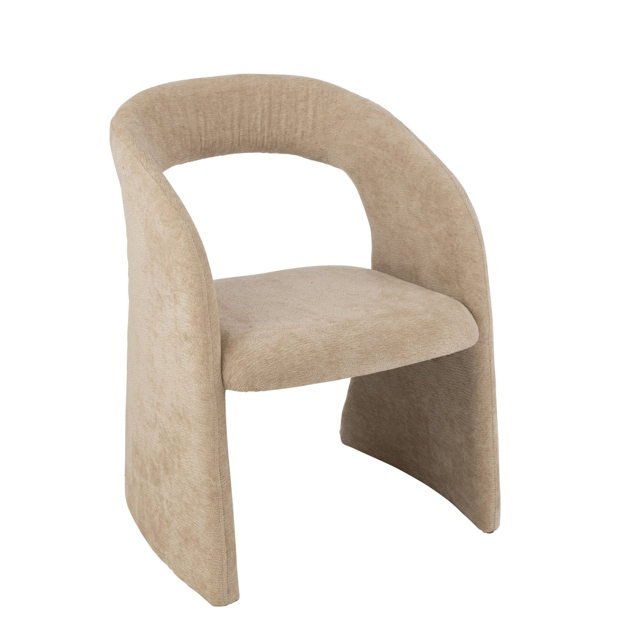 Chaise Anise en tissu beige J-Line