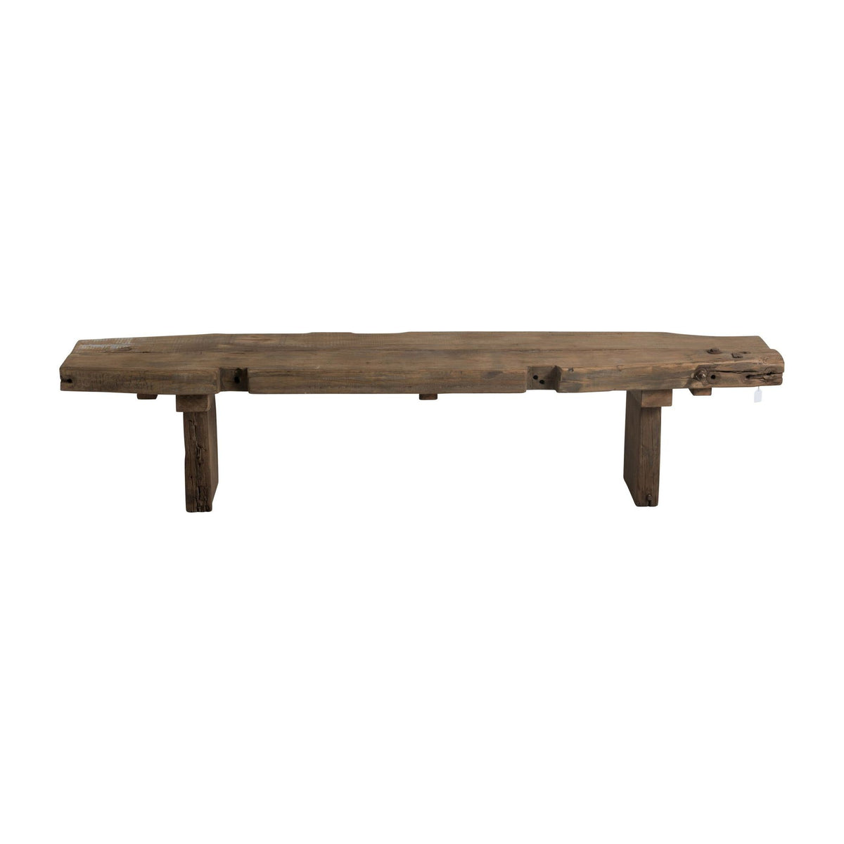 Canapé en bois brut recyclé marron J-Line