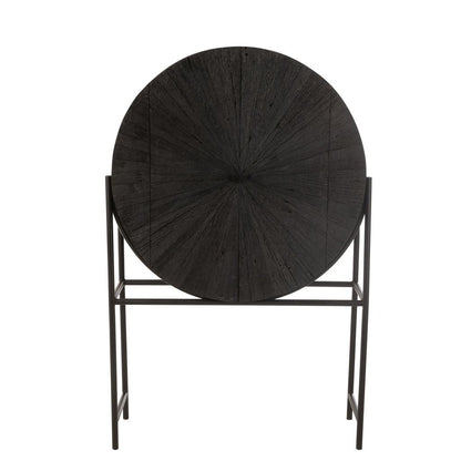 Armoire Shanil Bois Recyclé Noir J-Line