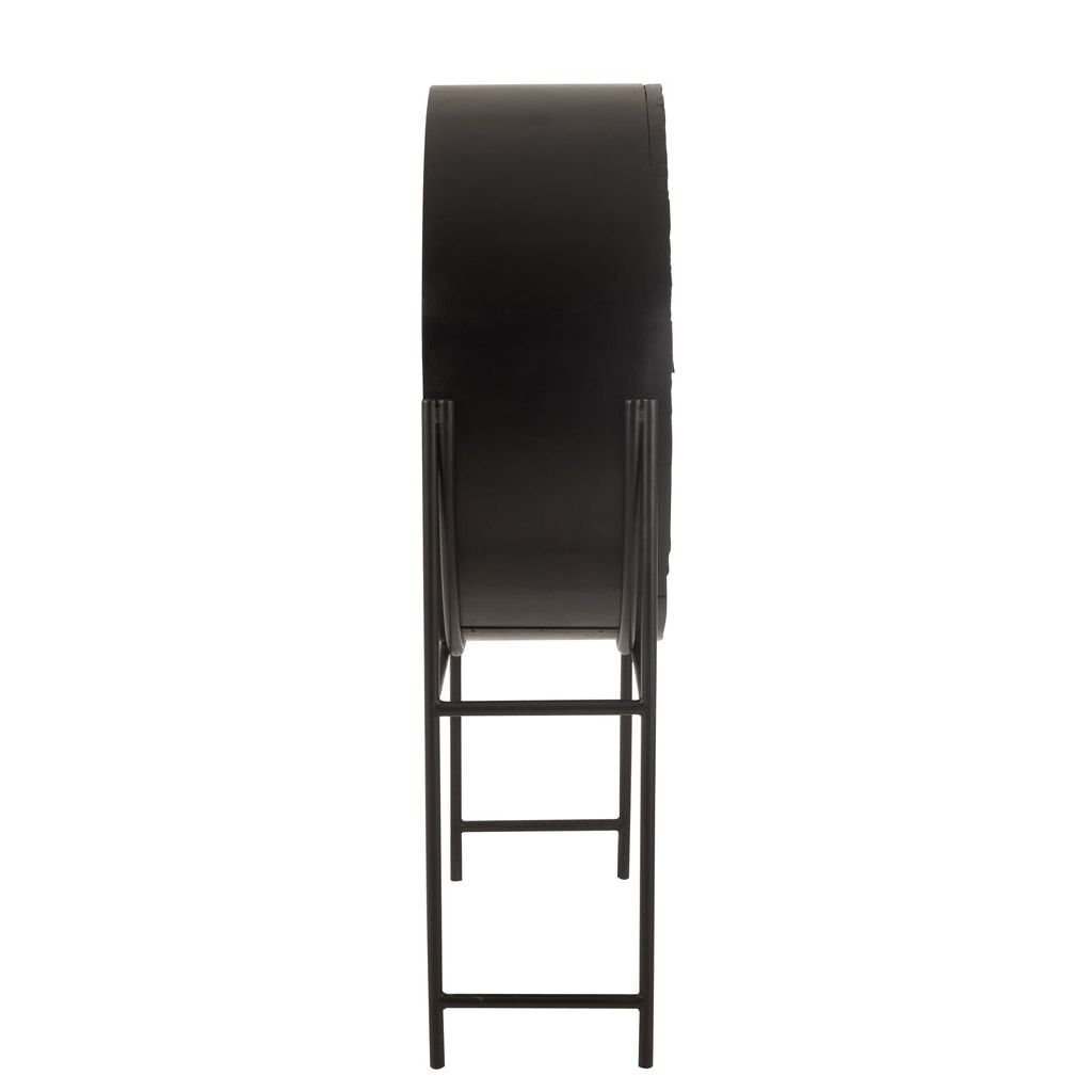 Armoire Shanil Bois Recyclé Noir J-Line