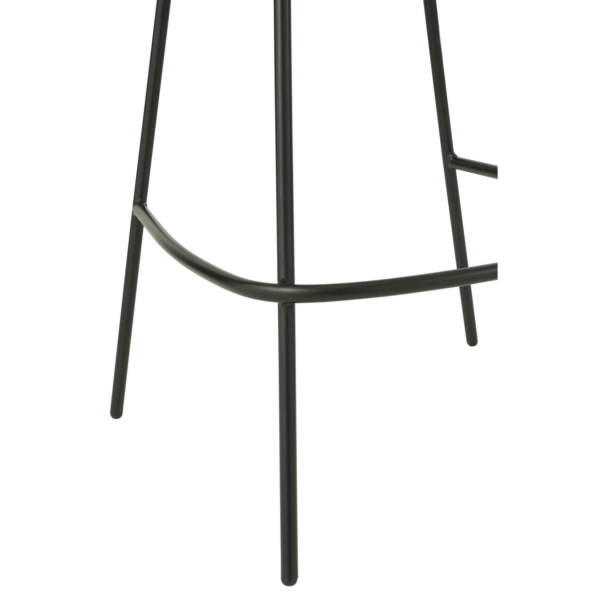 Tabouret de bar en fer beige/noir - J-Line