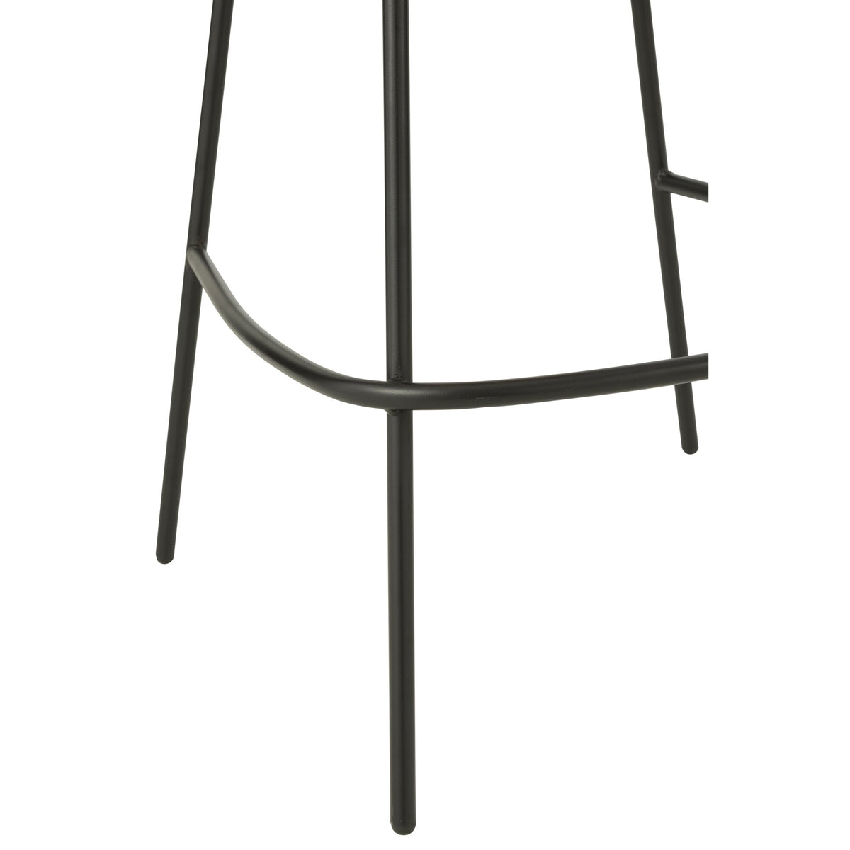Tabouret de bar en fer rose clair/noir - J-Line