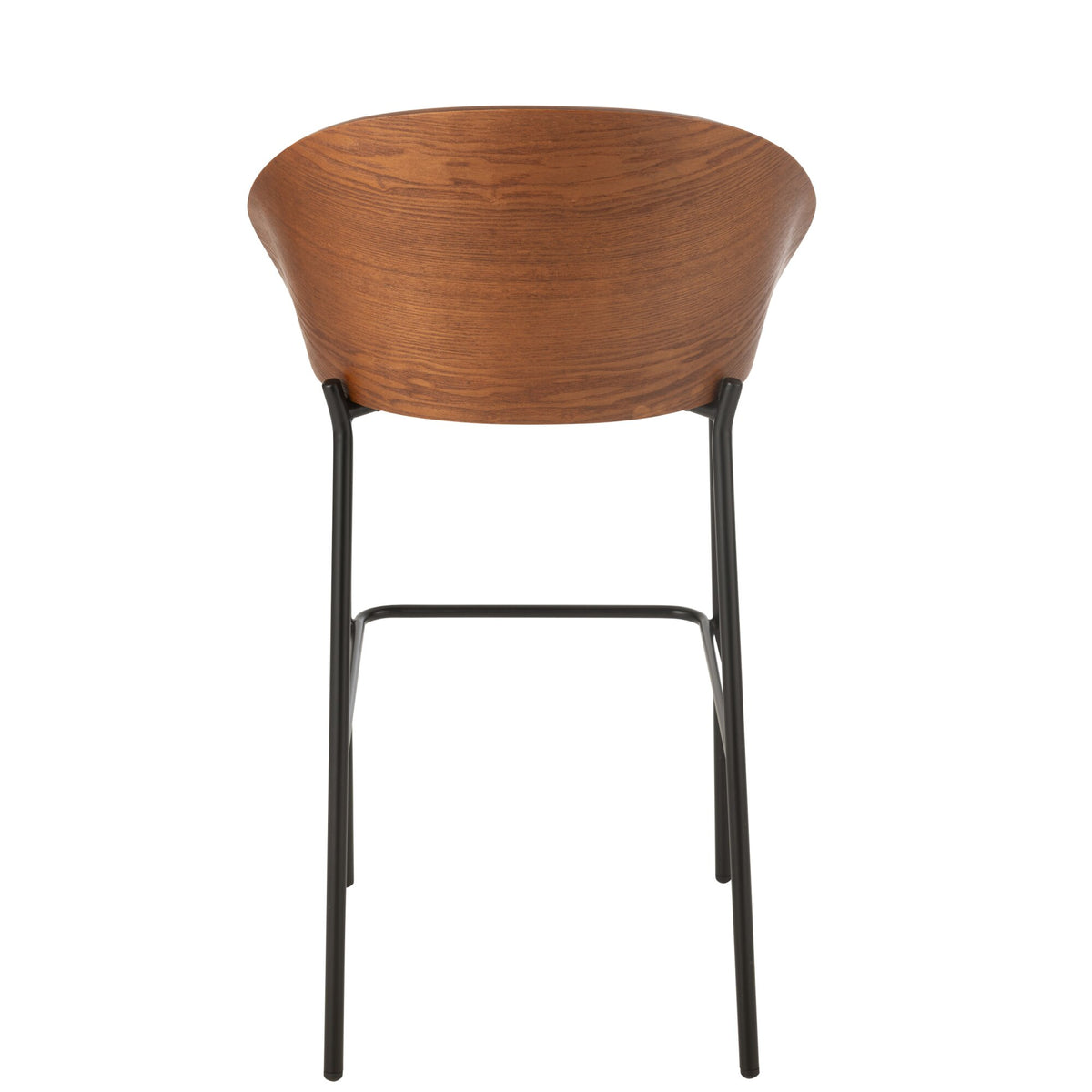 Tabouret de bar Lone Multiplex/Métal Marron/Beige J-Line