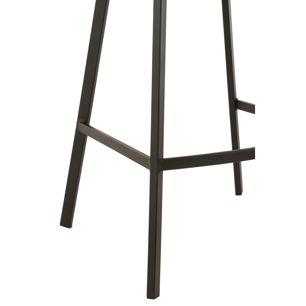 Tabouret de bar Olivier Textile/Métal Vert Foncé J-Line