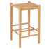 Barstoel Orientaal Essenhout/Touw Naturel - Barkruk - J-Line - livinglovely.nl