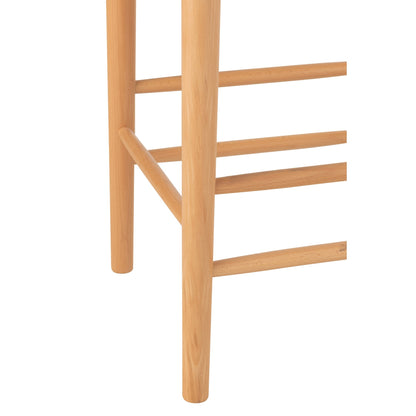 Tabouret de bar Oriental Hêtre/Corde Naturel J-Line
