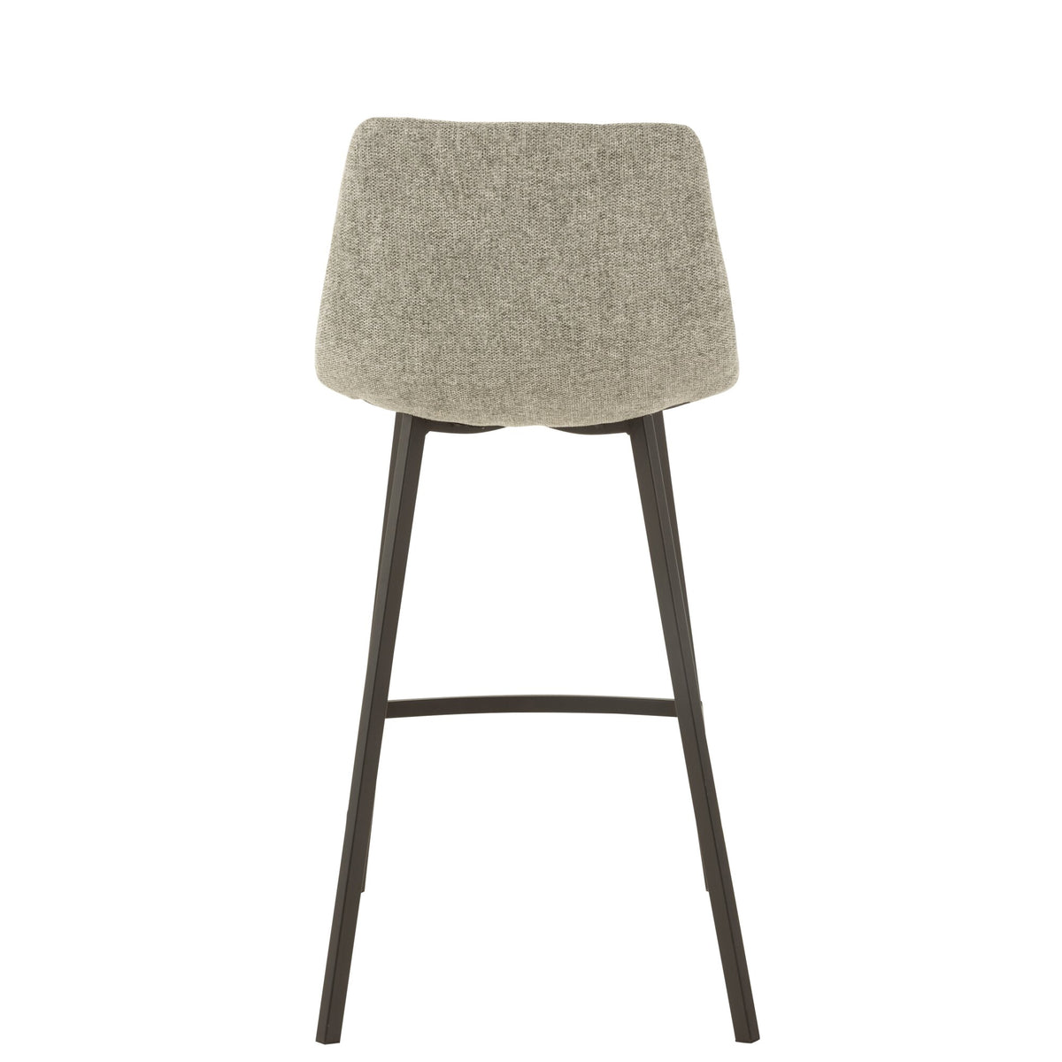 Tabouret de bar Stephane Textile/Métal Gris J-Line