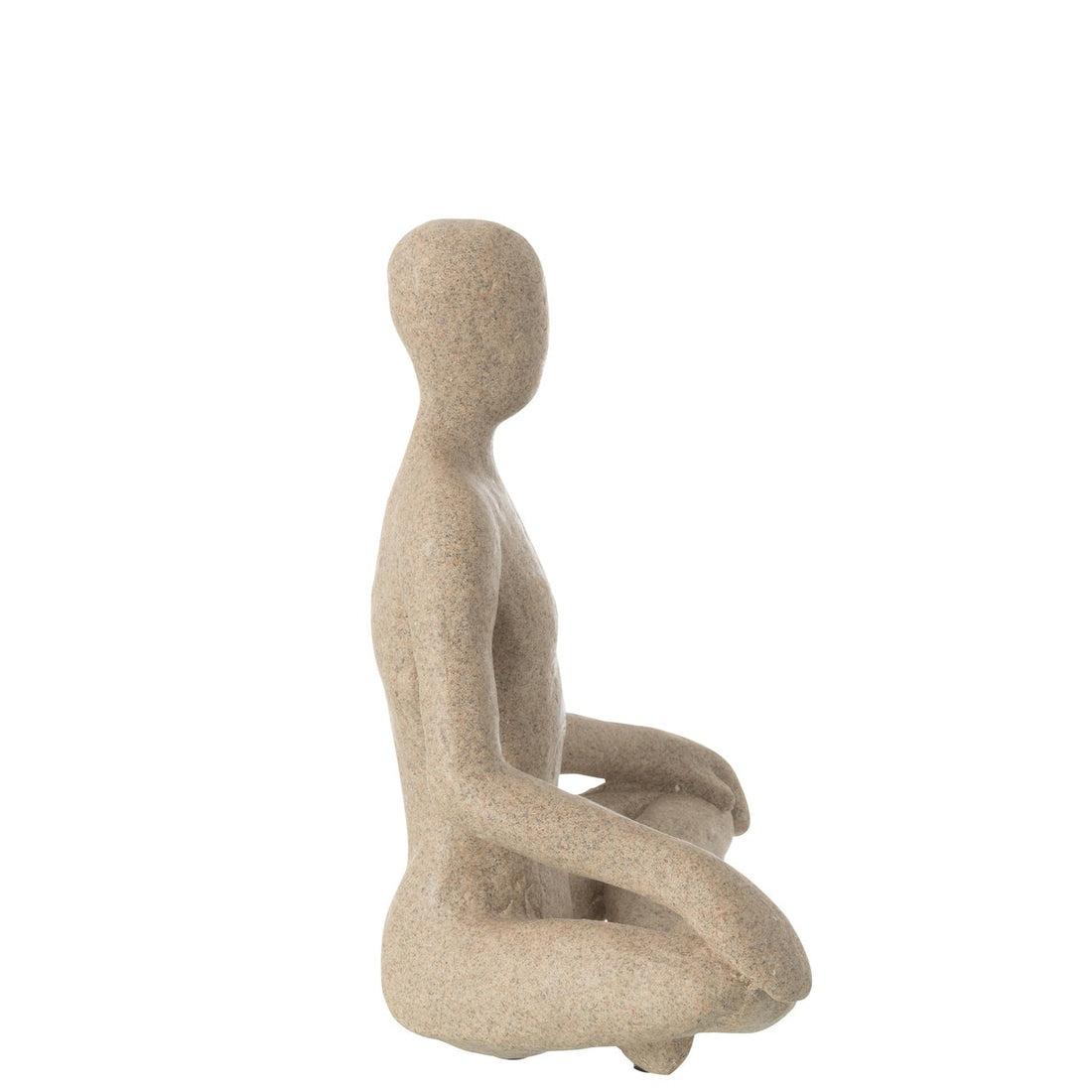 Statue Yoga Résine Beige J-Line