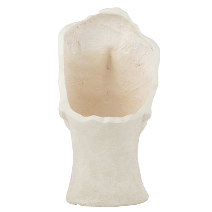 Pot de fleurs David en argile blanc Large J-Line