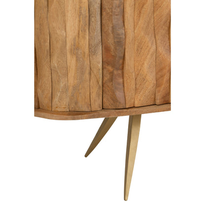 Buffet Curve Bois Naturel J-Line