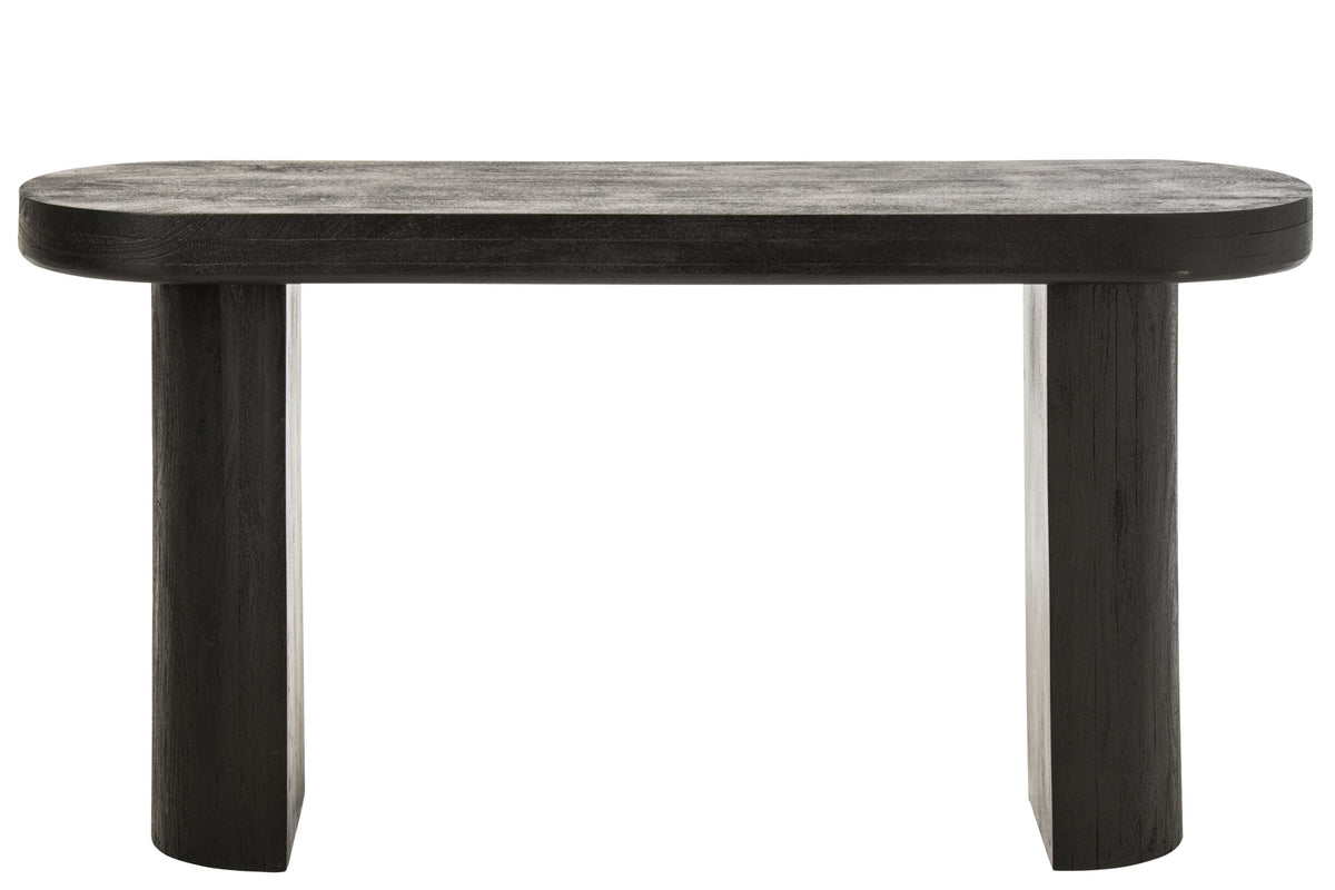 Console en bois de manguier noir/naturel J-Line