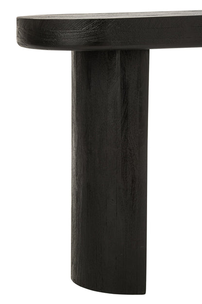 Console en bois de manguier noir/naturel J-Line