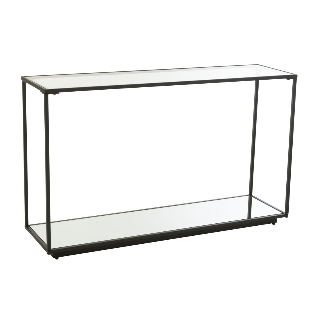 Console Métal/Verre Noir J-Line