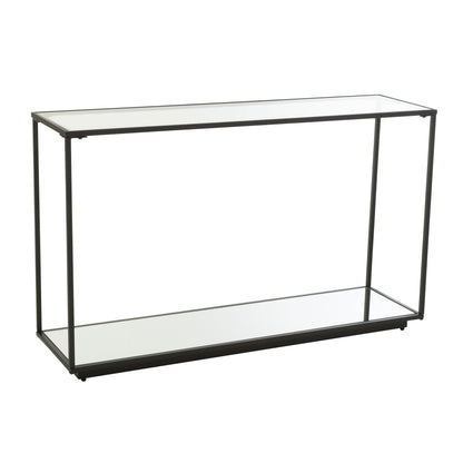Console Métal/Verre Noir J-Line