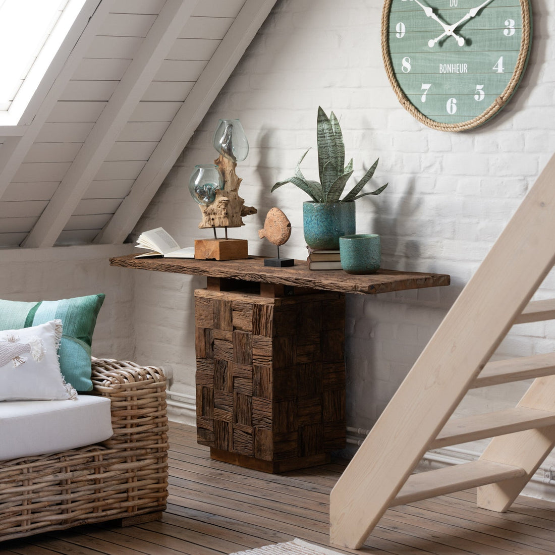 Console Woody Bois Naturel J-Line