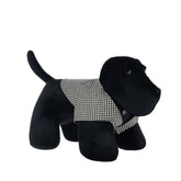 Deurstopper Hond Pied-De-Poule Polyester Zwart/Wit J-Line - Deurstopper - J-Line - livinglovely.nl