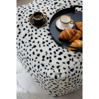 Lot de 3 plateaux ronds en métal noir J-Line