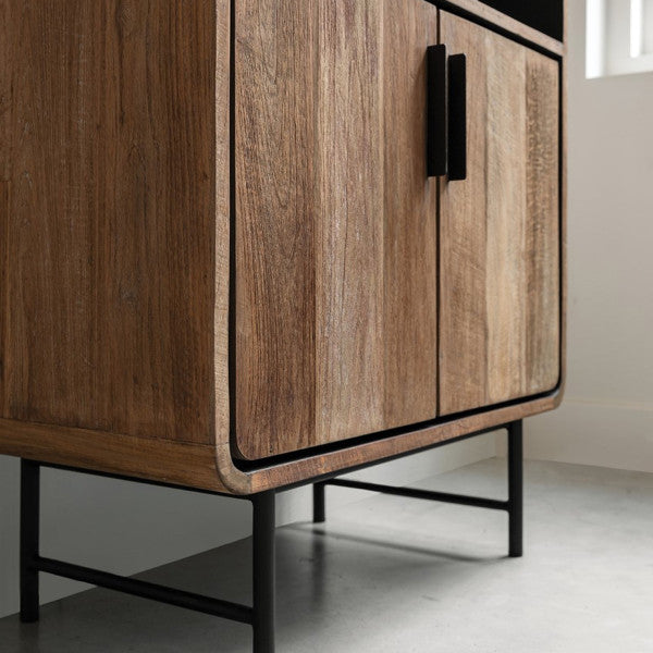 DTP Home Boekenkast Evo 2 deuren, 5 open vakken - Boekenkast - DTP Home - livinglovely.nl