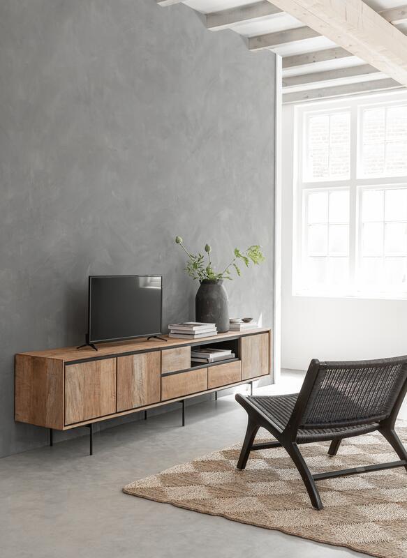 DTP Home TV Meubel Metropole Extra Large 235cm - TV meubel - DTP Home - livinglovely.nl