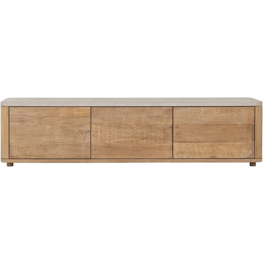 Meuble TV DTP Home Nova Medium Plateau en Travertin