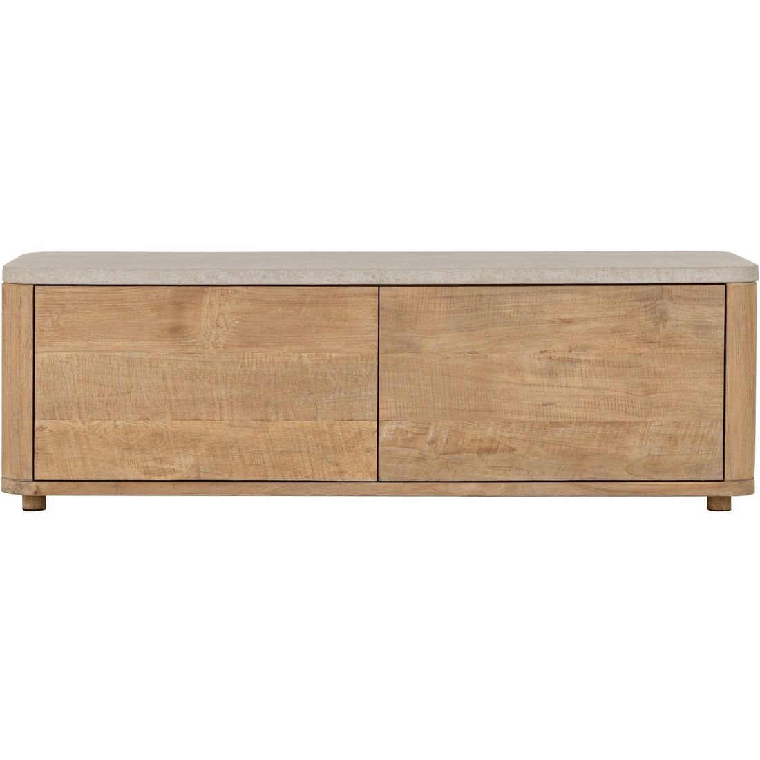 Meuble TV DTP Home Nova Small Plateau en Travertin
