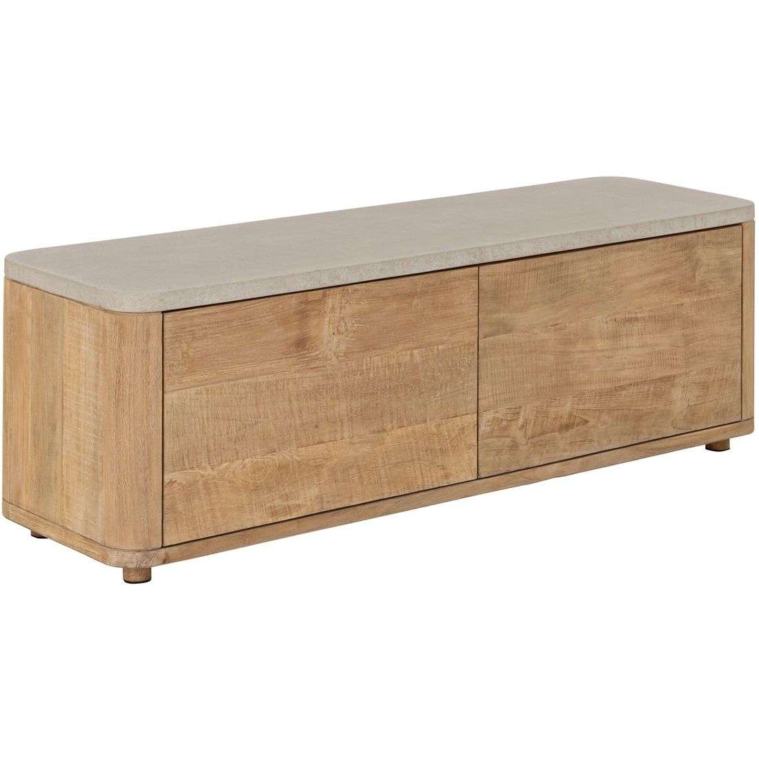 Meuble TV DTP Home Nova Small Plateau en Travertin