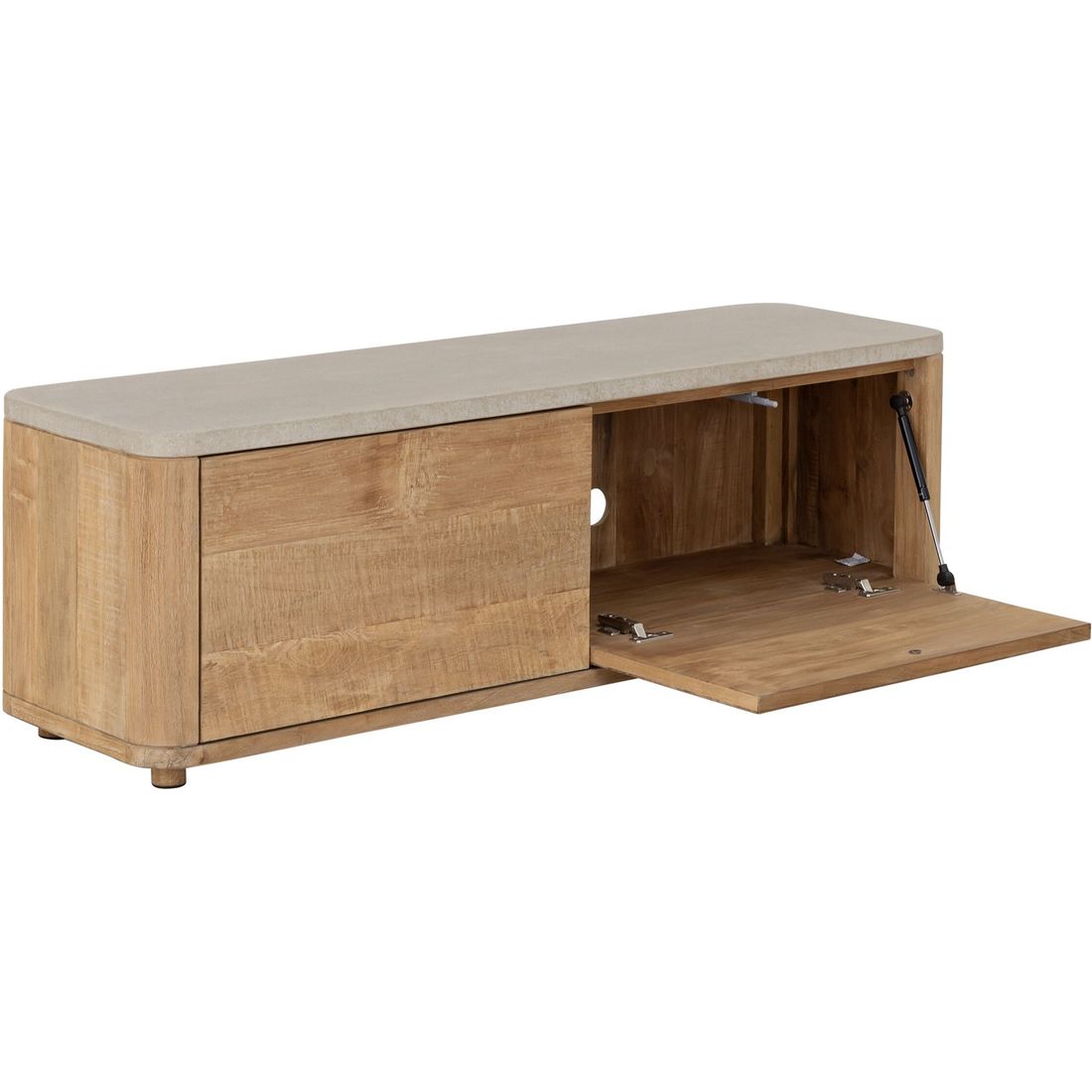 Meuble TV DTP Home Nova Small Plateau en Travertin