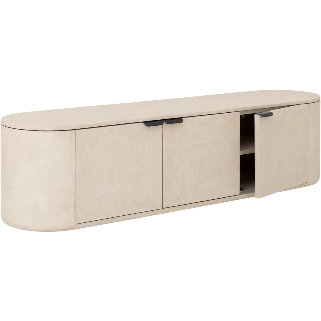 DTP Home Meuble TV Scala Loft Suspendu Mortex Sand Medium 170cm