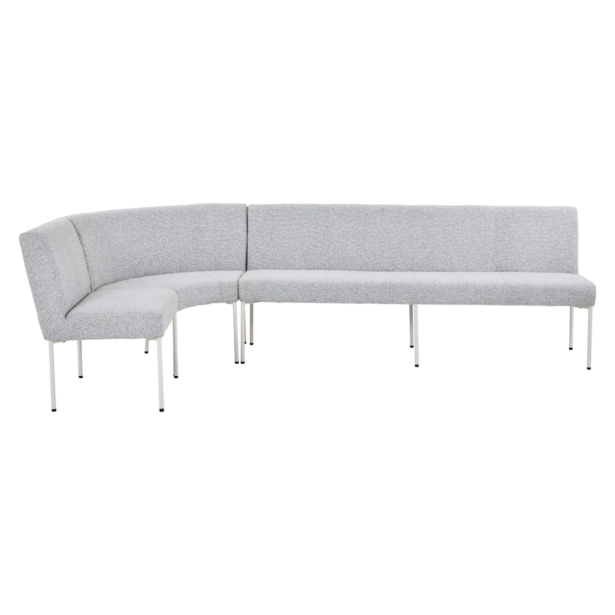 Zitcomfort van eetkamerbank Riff van Starfurn met rugleuning van 41 cm