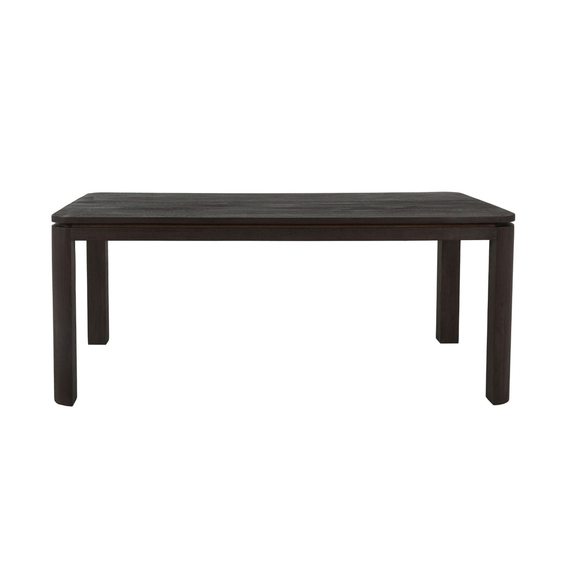 Eettafel Dallas van Starfurn, royale rechthoekige eettafel van bruin mangohout
