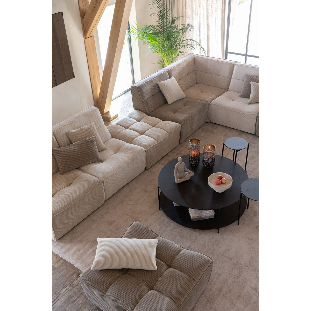 Element Modulaire Sofa Donker Taupe J-Line